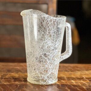 Hazel Atlas Spaghetti Glass Pitcher